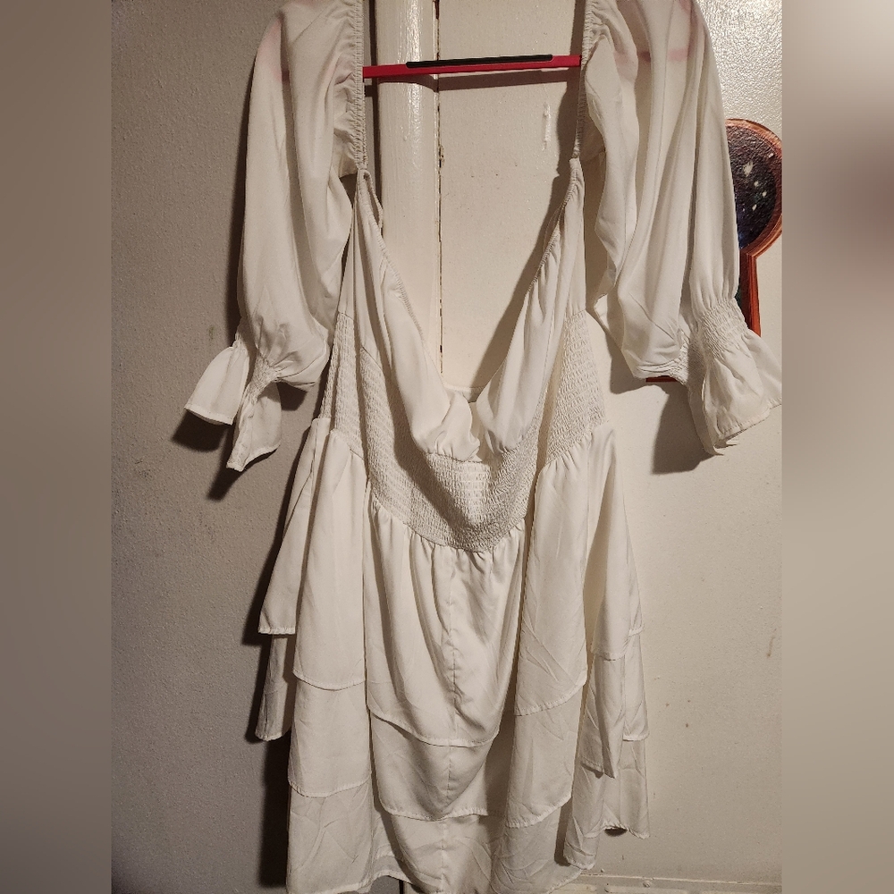 Bardot Ruffle Dress - Picture 4 of 5